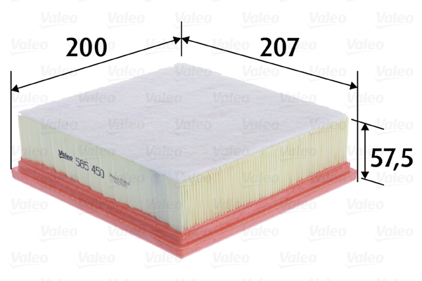 Filtr powietrza 585450 VALEO